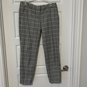 Express Columnist Houndstooth Print Ankle Pants